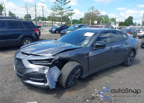 2021 Acura Tlx A-Spec Package from USA, damaged, VIN 19UUB5F59MA015335